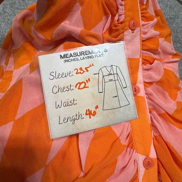 Bar III Checkered Square-Neck Mesh-Overlay Ruched Dress 2X NWOT - Picture 6 of 6